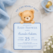 Blauer Bär Kaum Erwartet Süßer Teddybär Baby Junge