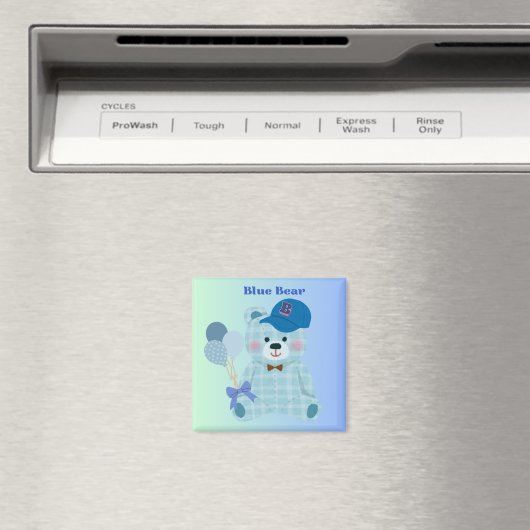 Blauer Bär Magnet (In Situ (Geschirrspüler))