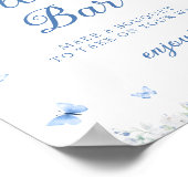 Blauer Bar Poster (Ecke)