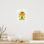 Blauer Bärenente Poster (Küche)