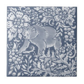 Blauer Bärenwald Fliese (Vorderseite)