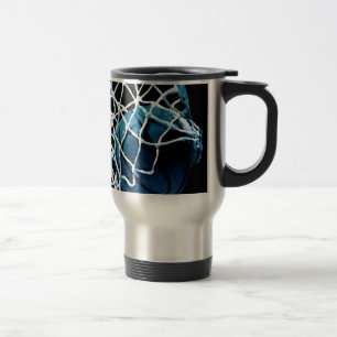 Blauer Basketball Reisebecher