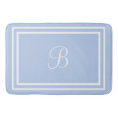 Blauer Bathmatte oder Name Badematte (Vorderseite)