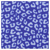 Blauer Batik Leopard - Stoff (Nahaufnahme)