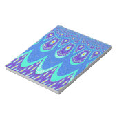 Blauer Batik Notizblock (Rotiert)