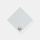 Blauer Bauer Marktwirtschaft Frisch Serviette (Ecke)