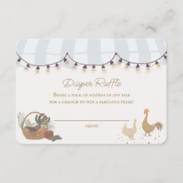 Blauer Bauer Marktzugangsanzeiger Begleitkarte