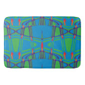 Blauer Baumbadmatte - Puddy Play Lace Badematte (Vorderseite)