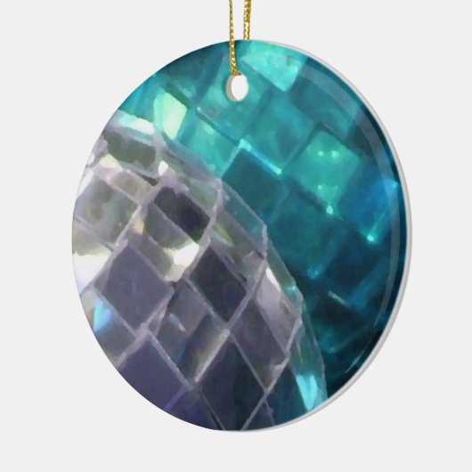 Blauer Baustein Keramikornament (Links)