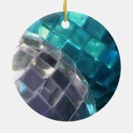 Blauer Baustein Keramikornament (Hinten)