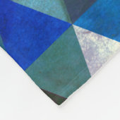 Blauer Bayou Fleecedecke (Ecke)