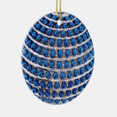 Blauer Beatenkornament Keramikornament (Rechts)