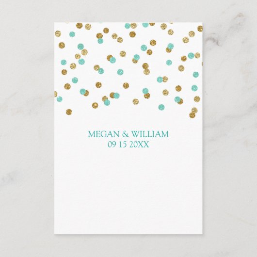 Blauer Begleitkarte (Rückseite)