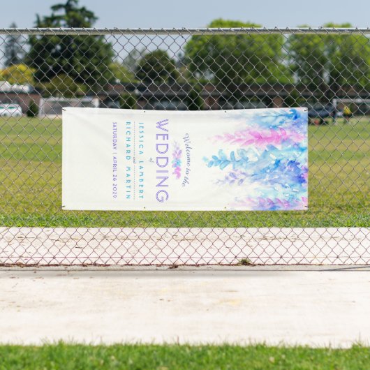 Blauer Begrüßungsbanner Banner (Insitu)