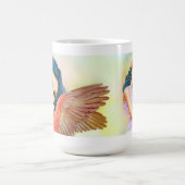 Blauer behaarter Elf und ihr galah Kaffeetasse (Mittel)