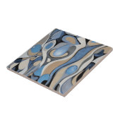 Blauer Beige Drops Stones Keramik Tile Fliese (Seite)