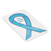 Blauer Bekanntheitsgrad Band Custom Ursache Gesche Magnet (Rechte Seite)