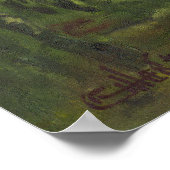 Blauer Berg des Fernen Nordens: Drucken Poster (Ecke)