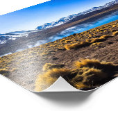 Blauer Berg Fotodruck (Ecke)