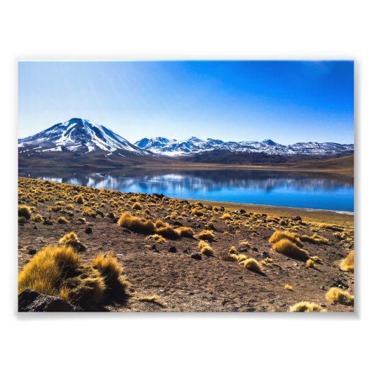 Blauer Berg Fotodruck (Vorne)