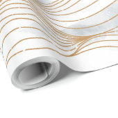 Blauer Berg Geschenkpapier (Rolleneckpunkt)