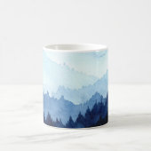 Blauer Berg Kaffeetasse (Mittel)