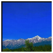 Blauer Berg Majestät Stoff (Muster)