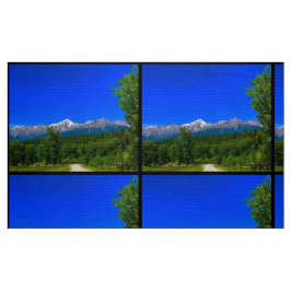Blauer Berg Majestät Stoff