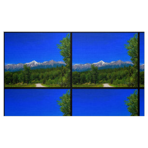 Blauer Berg Majestät Stoff