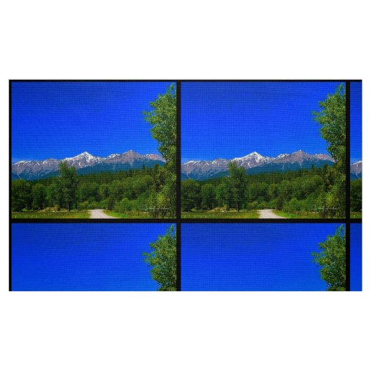 Blauer Berg Majestät Stoff (Fat Quarter (45,7 x 55,9 cm))