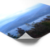 Blauer Berg Poster (Ecke)