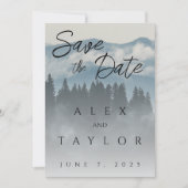 Blauer Berg Save the Date (Vorderseite)