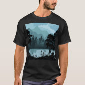 Blauer Berg T-Shirt (Vorderseite)