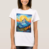 Blauer Berg T-Shirt (Vorderseite)
