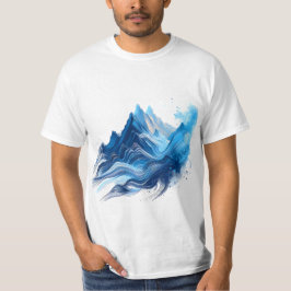 Blauer Berg T-Shirt