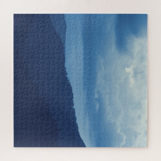 Blauer Bergsturm - 20 x 20 Puzzle (Horizontal)