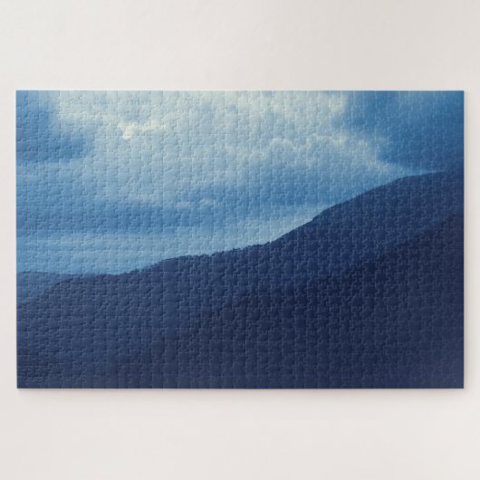 Blauer Bergsturm - 20 x 30 Puzzle (Horizontal)
