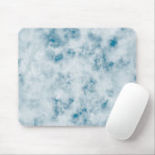 Blauer Beschaffenheits-Marmorierunghintergrund Mousepad (Mit Mouse)