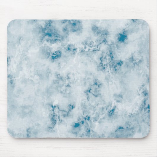 Blauer Beschaffenheits-Marmorierunghintergrund Mousepad (Vorne)