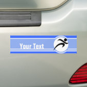 Blauer Betrieb Autoaufkleber (Auf Auto)