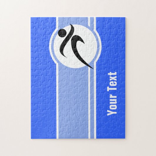 Blauer Betrieb Puzzle (Vertikal)