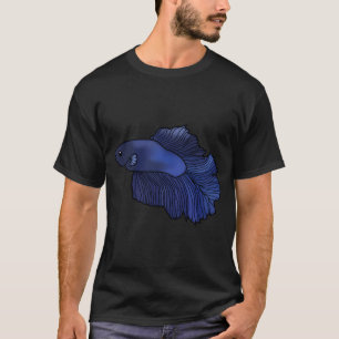 Blauer Betta Royal Fins T-Shirt
