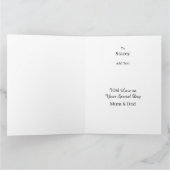 blauer bezaubernder Garten Karte (Innenseite)