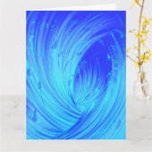 blauer bezaubernder Garten Karte (Gelbe Blume)