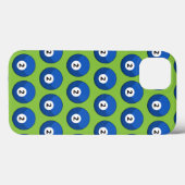 Blauer Billardball Nummer Zwei Muster Case-Mate iPhone Hülle (Rückseite (Horizontal))