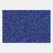 Blauer Binärkode Geschenkpapier Set (Vorderseite)