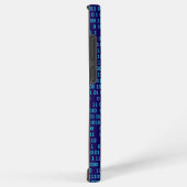 Blauer Binärkode Samsung Galaxy Hülle (Rechte Seite)