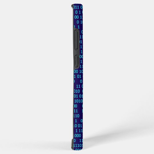 Blauer Binärkode Samsung Galaxy Hülle (Rechte Seite)