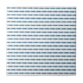 Blauer Bindestrich Keramik, klein (4,25" x 4,25") Fliese (Vorderseite)