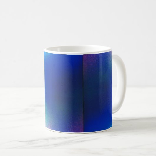 Blauer bis Türkischer Mug Kaffeetasse (VorderseiteRechts)